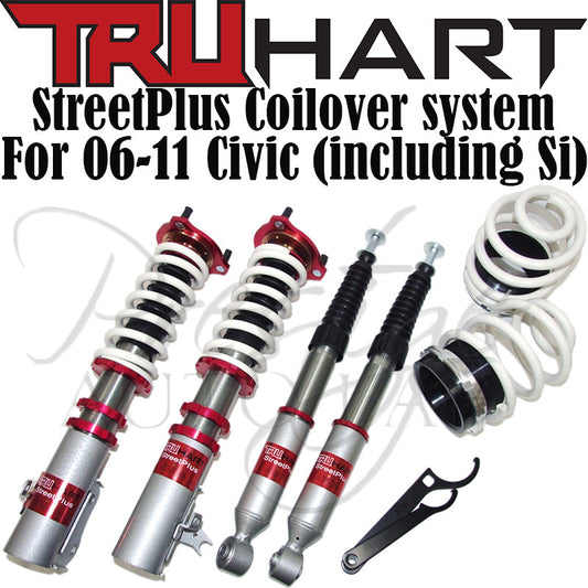 Truhart StreetPlus Coilover system for 2006-2011 Civic (inc Si)