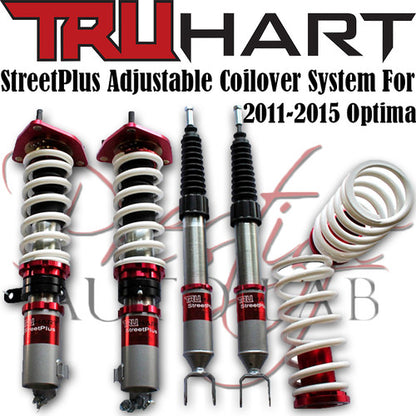 Truhart StreetPlus Adjustable Coilover system Kit for 2011-2015 KIA Optima