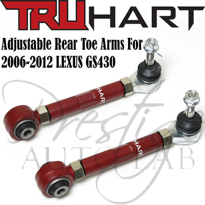 Truhart Adjustable Rear Toe Traction Arms for 2006-2012 Lexus GS430