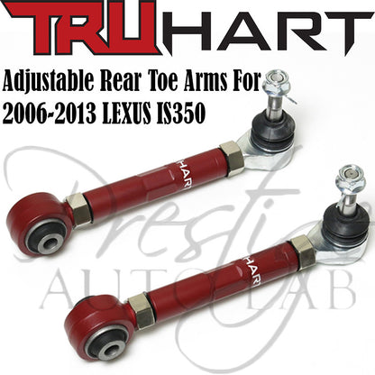 Truhart Adjustable Rear Toe Traction Arms for 2006-2013 Lexus IS350