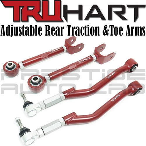 TruHart Rear Adjustable Toe + Rear Traction Arms w/ Pillowball Bushings for GS350 (RWD Only) 2013+ (EXCL. GS-F)/ IS250/IS350 (RWD Only) 2014+ / 2015+ RC (EXCL. RC-F)