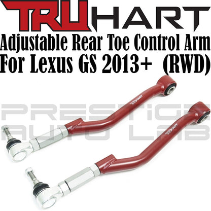 TruHart Adjustable Rear Toe Control Arm Kit For Lexus GS350 2013+