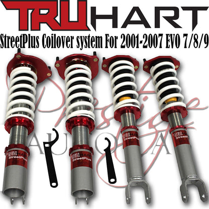 Truhart StreetPlus Coilover system for 2001-2007 Mitsubishi EVO 7/8/9