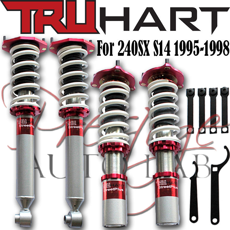 Truhart Adjustable StreetPlus Coilover system for 1995-1998 Nissan 240SX S14