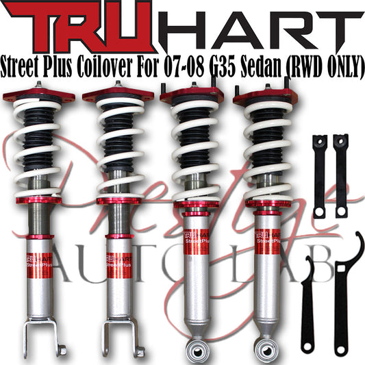Truhart StreetPlus Coilover system for 2007-2008 Infiniti G35 Sedan (RWD ONLY)  True Coilovers