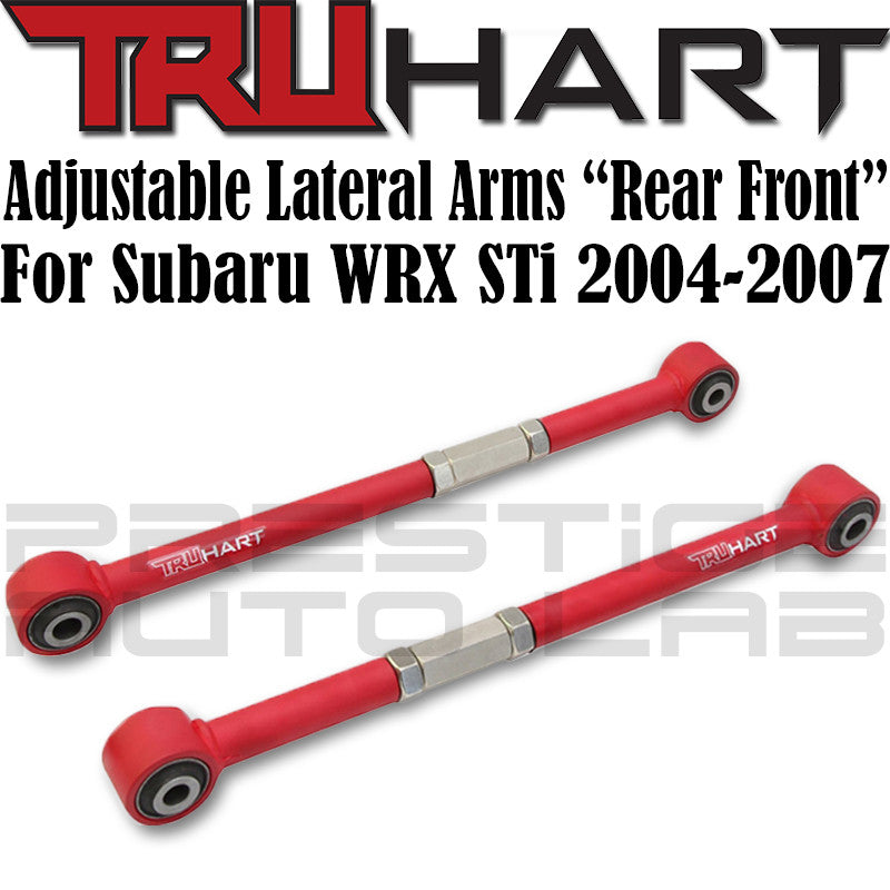 TruHart Adjustable Rear Front Lateral Arms For Subaru Impreza WRX STI 2004 - 2007