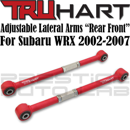 TruHart Adjustable Rear Front Lateral Arms For Subaru Impreza WRX 2002 - 2007