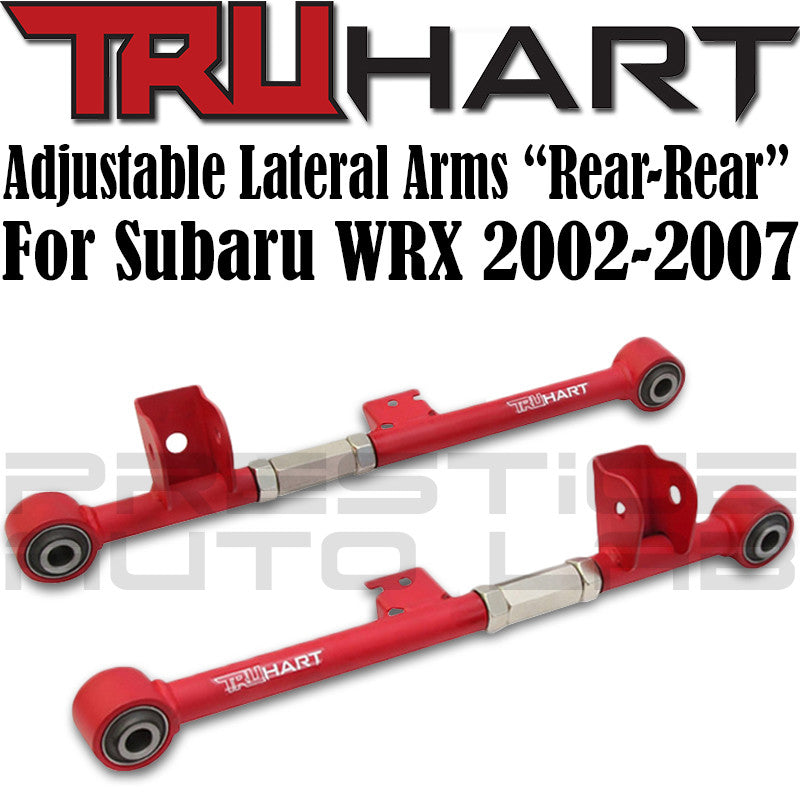 TruHart Adjustable Rear Rear Lateral Arms For Subaru Impreza WRX 2002 - 2007