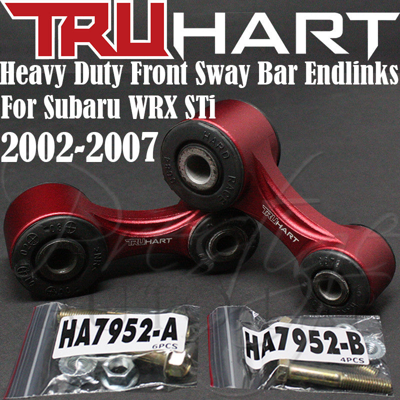 Truhart Front heavy duty sway bar endlink set for Subaru WRX STi 2002-2007