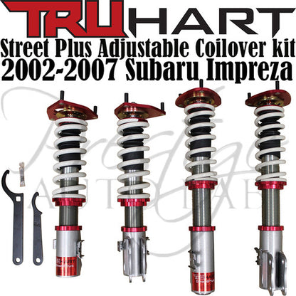 TruHart StreetPlus Sport Coilovers 2002-2007 Subaru Impreza