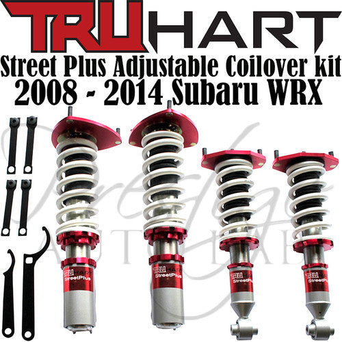 Truhart StreetPlus Coilover system for 2008-2014 Subaru WRX
