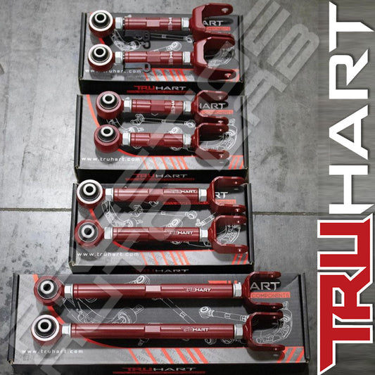 Truhart Adjustable Rear Trailing Arms, Rear Camber, Rear Toe, Rear Upper Front Arms For 2017+ Tesla Model 3