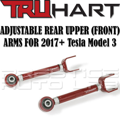 Truhart Adjustable Rear Camber, Rear Toe, Rear Upper Front Arms For 2017+ Tesla Model 3