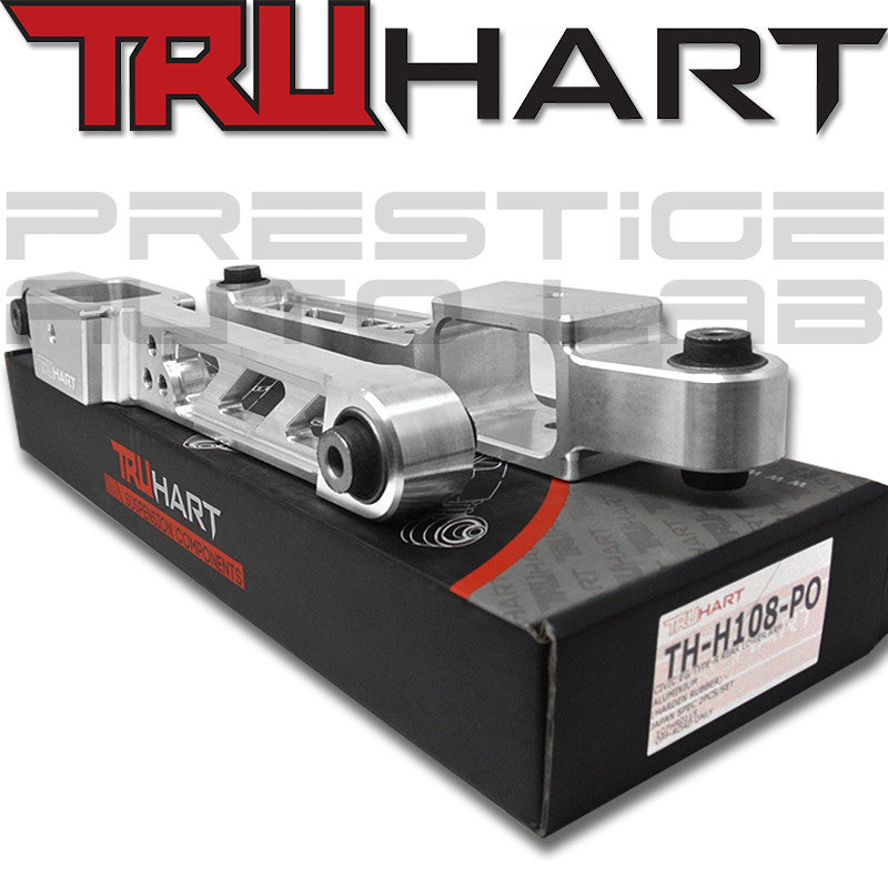 TruHart Polished Rear Lower Control Arms Kit For Acura Integra 1997 - 2001 Type-R