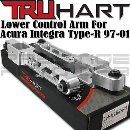 TruHart Polished Rear Lower Control Arms Kit For Acura Integra 1997 - 2001 Type-R