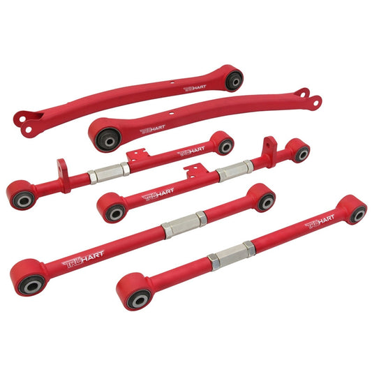 TruHart Adjustable Trailing Arms + Lateral Arms (RF + RR) For Subaru Impreza WRX STI 2004 - 2007