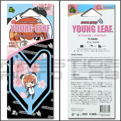 Treefrog Japan Young Leaf Shiba Jdm Squash Scent Air Freshener - 2 Pack