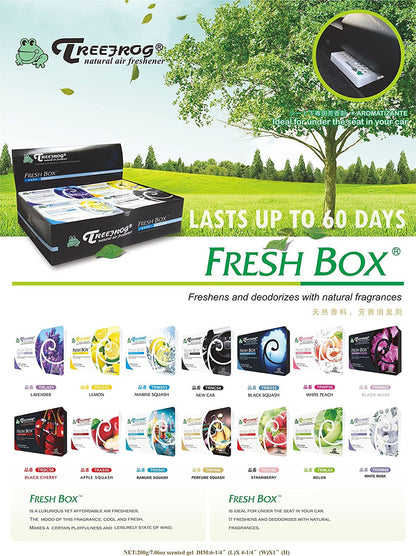 Treefrog Fresh Box Black Squash x2 and White Peach x2 Packs