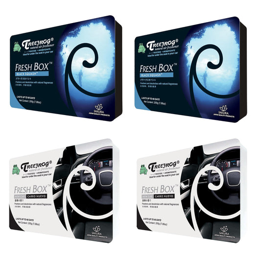 Treefrog Fresh Box Black Squash x2 and New Car x2 Packs