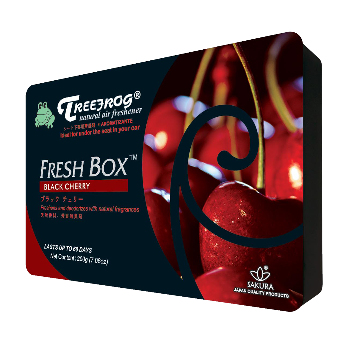 Treefrog Freshbox Natural Air Freshener - Black Cherry Scent