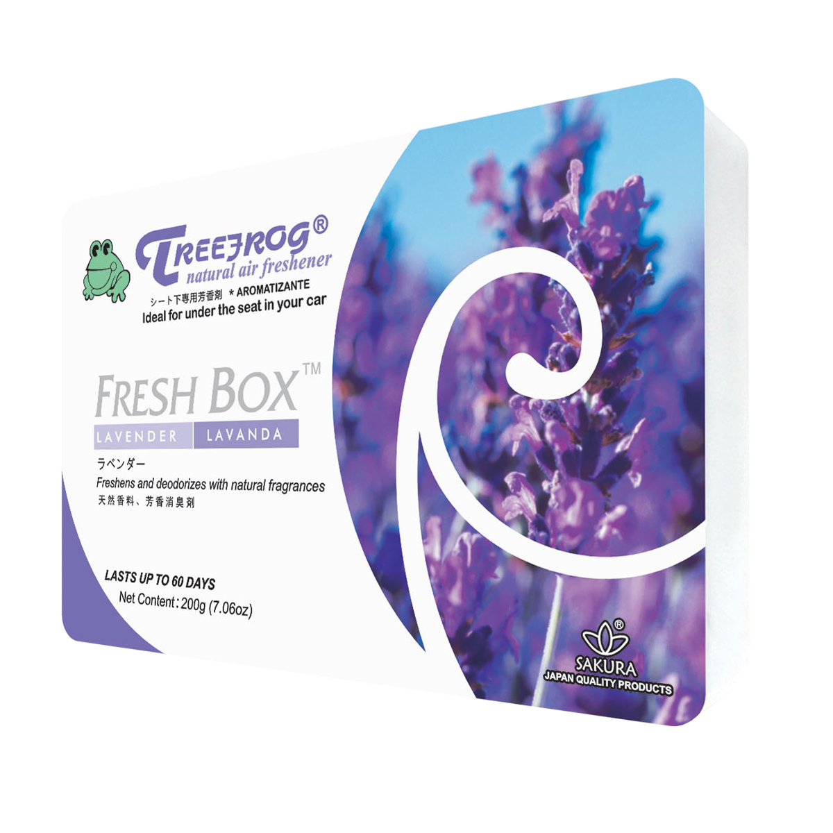 Treefrog Freshbox Natural Air Freshener - LAVENDER Scent