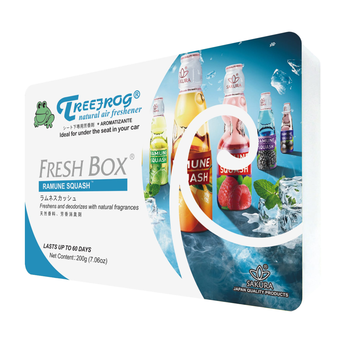Treefrog Freshbox Natural Air Freshener - Ramune Squash Scent
