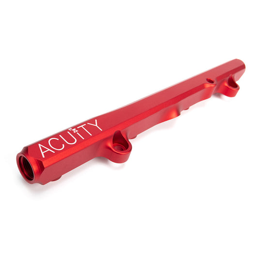 ACUiTY Instruments K-Series Fuel Rail in Satin Red Finish