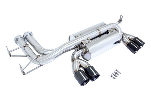 Megan Racing Black Chrome Rolled Tips Surpremo Axle-Back Exhaust For BMW M3 (E46) 2001 - 2006