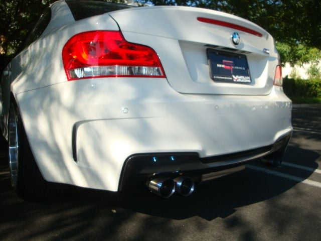 Megan Racing Burnt Rolled Quad Tips Supremo Exhaust Kit For BMW 1M (E82) 2011