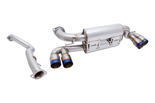 Megan Racing Burnt Rolled Quad Tips Supremo Exhaust Kit For BMW 1M (E82) 2011