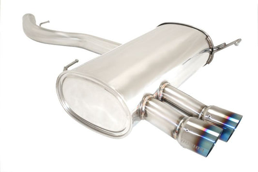 Megan Racing  Blue Titanium Tips Surpremo Axle-Back Exhaust For BMW 328i/328ix (E90) 2007 - 2011 E92