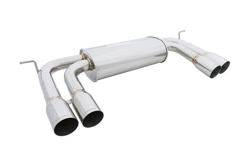 Megan Racing Stainless Rolled Tips Surpremo Axle-Back Exhaust For BMW X5 M 2010 - 2013 X6 M