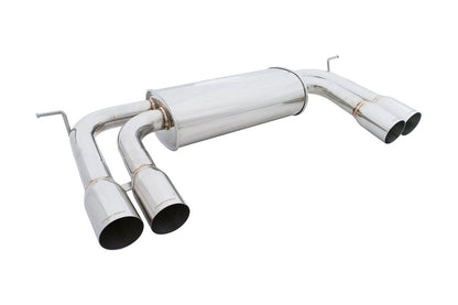 Megan Racing Stainless Rolled Tips Surpremo Axle-Back Exhaust For BMW X6 M 2010 - 2014 X5 M