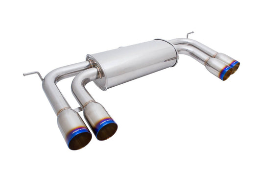 Megan Racing Burnt Rolled Tips Surpremo Axle-Back Exhaust For BMW X5 M 2010 - 2013 X6 M
