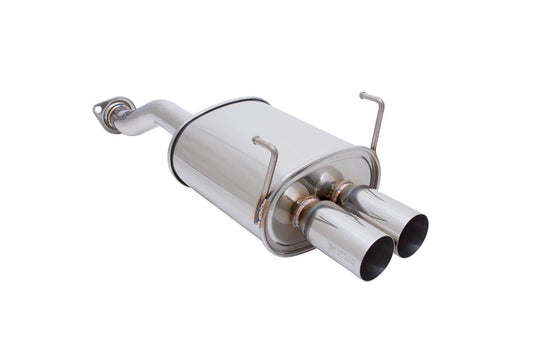 Megan Racing Polished Dual Tip Axle-Back Exhaust For Honda Civic SI Hatchback 2002 - 2005