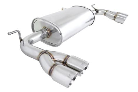 Megan Racing Stainless Rolled Tips Axle-Back Exhaust For Hyundai Genesis Coupe 2009 - 2012