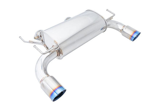 Megan Racing  Blue Titanium Dual Tips Axle-Back Exhaust For Infiniti G37 Coupe 2008 - 2013 Q60