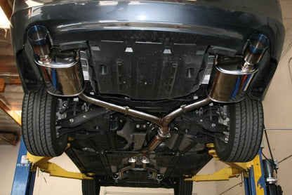 Megan Racing Blue Titanium Tips OE-RS Axle-Back Exhaust For Lexus GS350 2006 - 2012 GS300