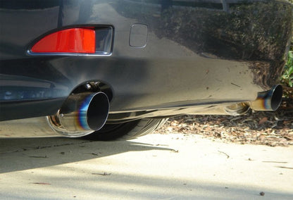 Megan Racing Burnt Titanium Tips OE-RS Axle-Back Exhaust For Lexus IS250 2006 - 2013 IS350