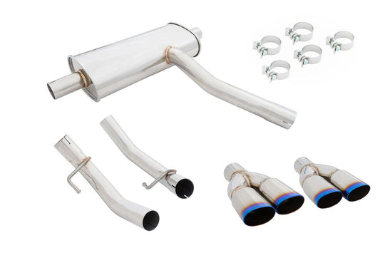 Megan Racing Burnt Rolled Tips Axle-Back Exhaust For Mercedes-Benz CLA250 2014+