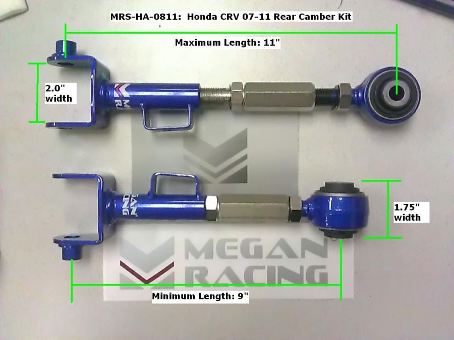 Megan Racing Rear Camber Arms Kit For Honda CR-V 2007 - 2011