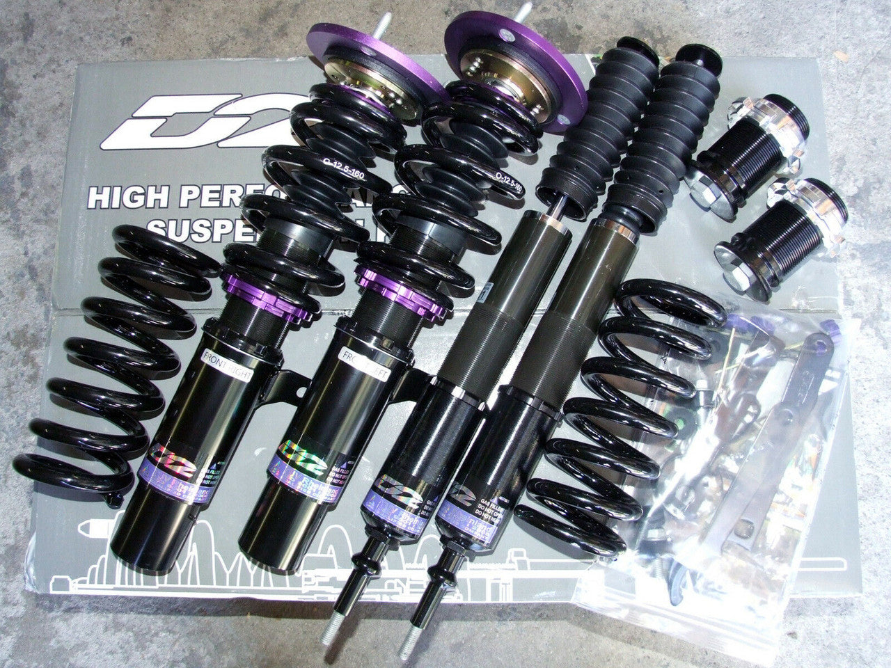 D2 Racing RS Coilovers Kit For BMW 3 Series E92 E93 2007 - 2013 (RWD ONLY)