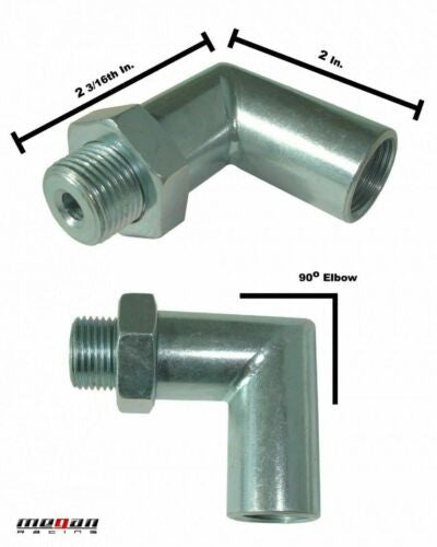 Megan Racing Universal O2 Extension Angled Mechanical O2 Fix V2 M18x1 ...