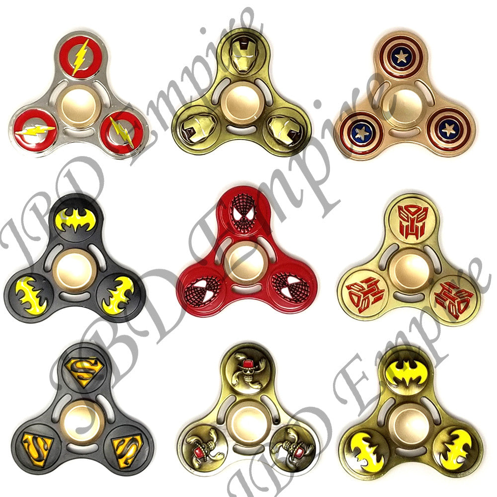 JBD  Marvel style One Piece , Anti-Anxiety Fidget Spinner Toy Helps Focusings EDC Focus Toy for Kids & Adults - Stress Reducer Reliever ADHD Anxiety and Boredom